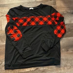 Red Buffalo Check Women’s Top - XL